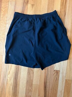 lululemon athletica Men's Black Running Shorts - lined